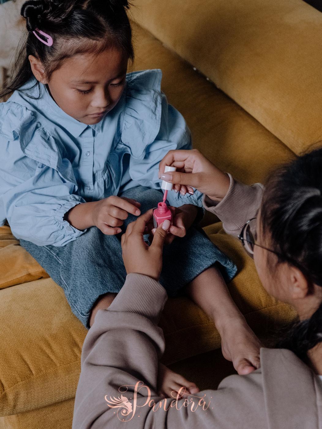 Kids nails at Pandora Nail Spa in Lafayette