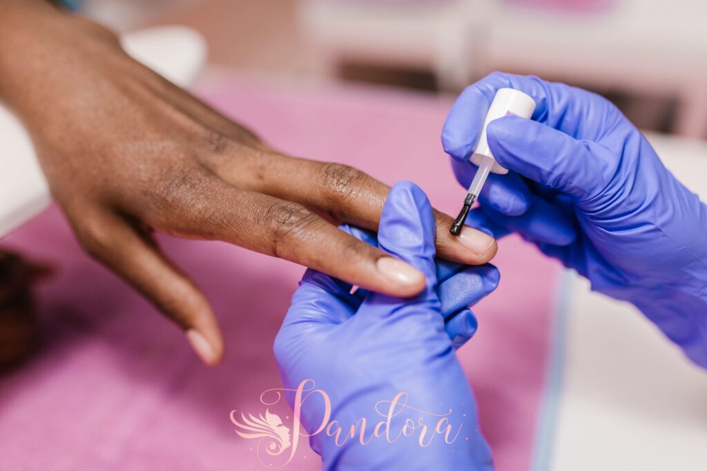 Fix brittle nails with an IBX strengthening treatment at Pandora Nail Spa in Lafayette, CA.