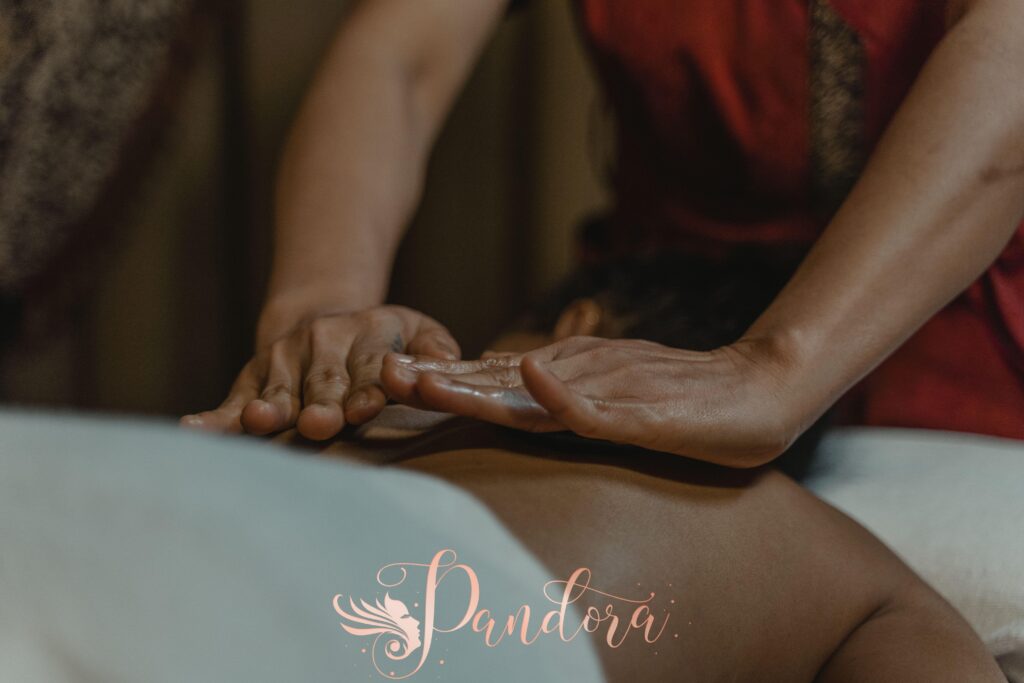 Healthy nails spa treatment includes a relaxing hand massage