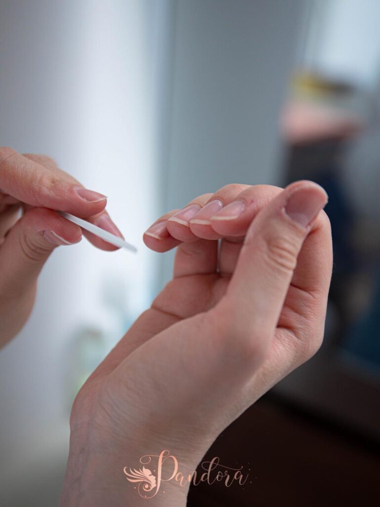 Healthy nails spa treatment at Pandora Nail Spa in Lafayette, CA.