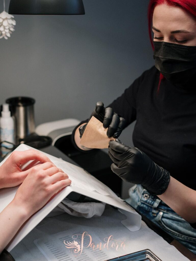 Demonstration of what is a manicure at Pandora Nail Spa in Lafayette, CA