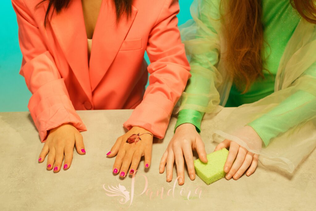 Long lasting prom nails with elegant design at salon
