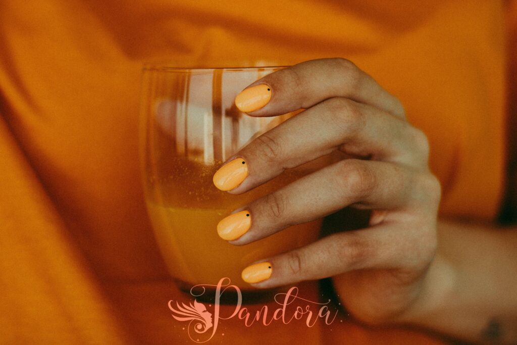 Healthy cuticles after a nourishing manicure at Pandora Nail Spa