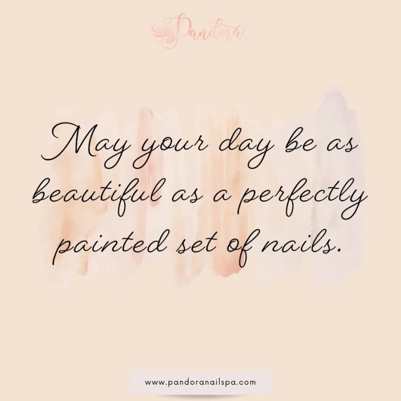 Sending a little extra beauty and positivity your way today! 💕 Sometimes, just looking down at a sweet, freshly painted